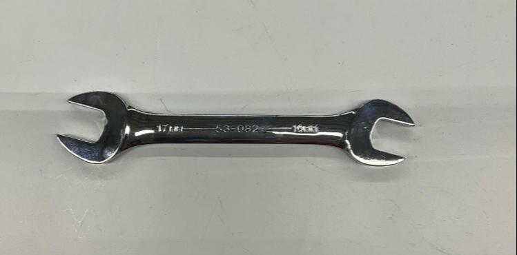 Armstrong 53-082 16mm x 17mm Double Open Ended Wrench Chrome - 0