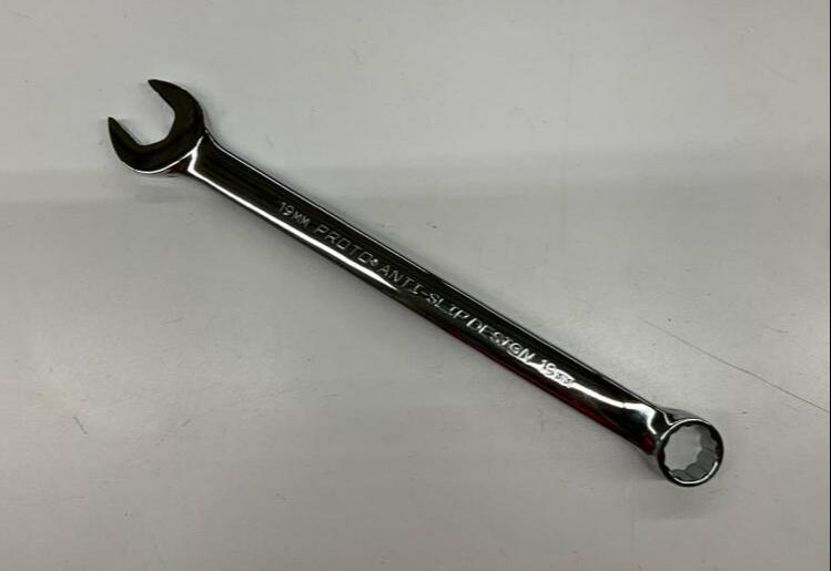 Proto Professional 1219M-T500 Anti-Slip 19mm Chrome 12-Pt Combination Wrench