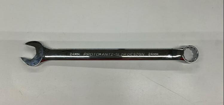 Proto Professional 1224M-T500  24mm Anti-Slip Chrome 12 Pt Combination Wrench - 0