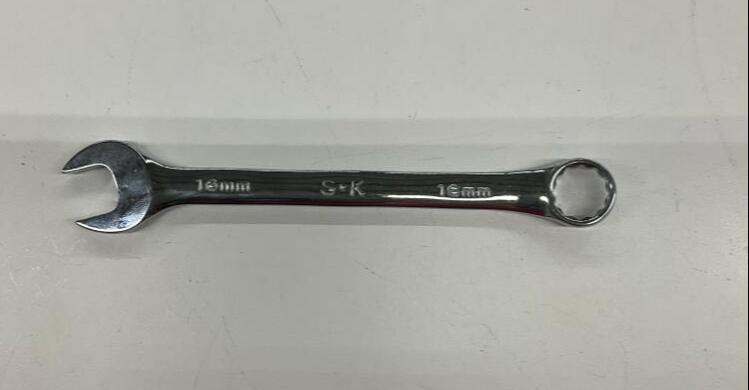 S&K 88316 16mm Chrome 12-Point Combination Wrench 7.25'' Long - 0