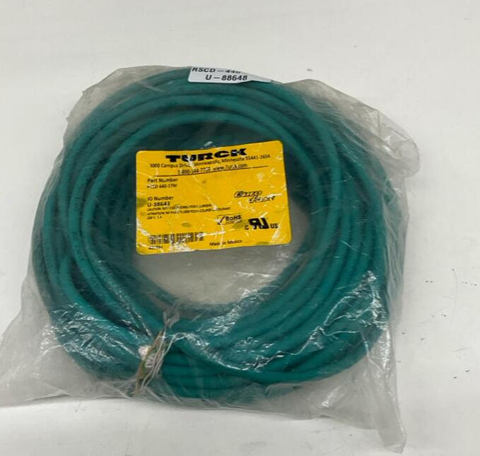 Turck RSCD-440-17M / U-88648  4-Pole 17-Meters Cable