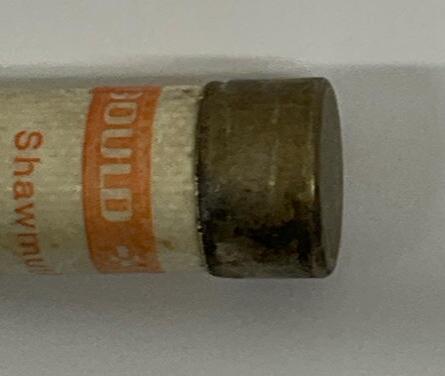 Gould Shawmut ATS-DE35R  Lot of 3  35-A, 600VAC Time Delay Fuses