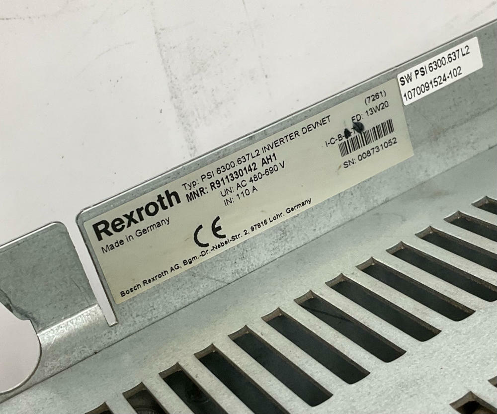 Rexroth PSI 6300 R911330142 AH1 DeviceNet Inverter Drive