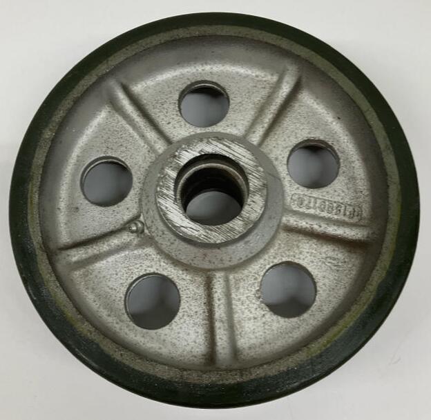 Polyurethane Coated 10X3" Iron Caster Wheel 2500# Load 1.78" Bore for LM11910