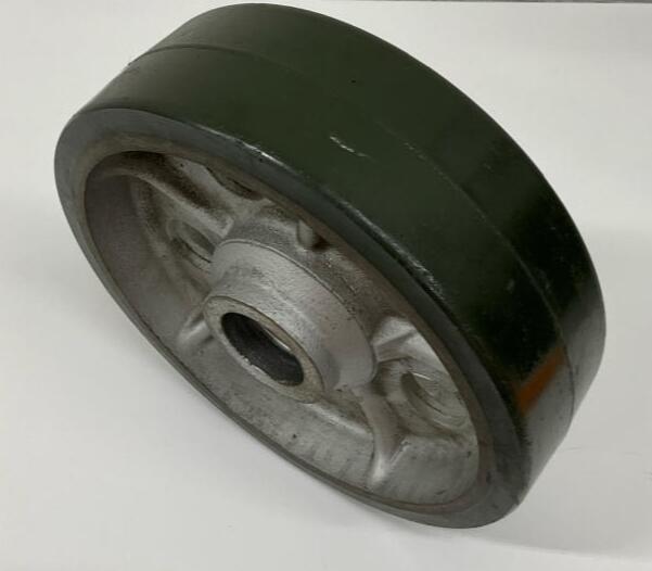 Polyurethane Coated 10X3" Iron Caster Wheel 2500# Load 1.78" Bore for LM11910