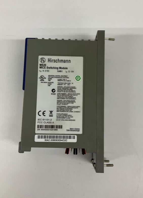 Hirschmann MS20 MICE Switching Module - 0