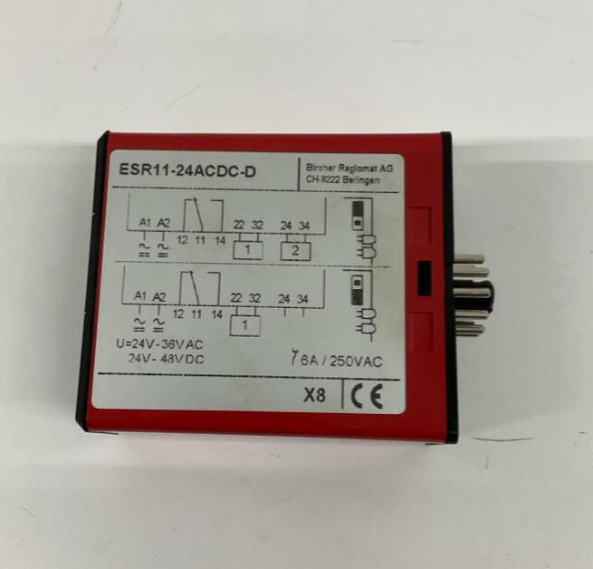 Bircher Reglomat  ESR11-24ACDC-D  24V Switching Unit 211774  11-Pin - 0