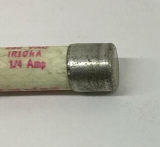 Gould Shawmut  TRN-1/4  Lot of 3 Tri-Onic Time Delay Fuses 1/4-A, 250VAC