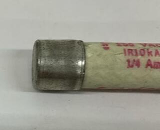 Gould Shawmut  TRN-1/4  Lot of 3 Tri-Onic Time Delay Fuses 1/4-A, 250VAC