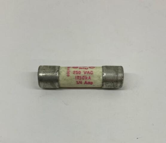 Gould Shawmut  TRN-1/4  Lot of 3 Tri-Onic Time Delay Fuses 1/4-A, 250VAC