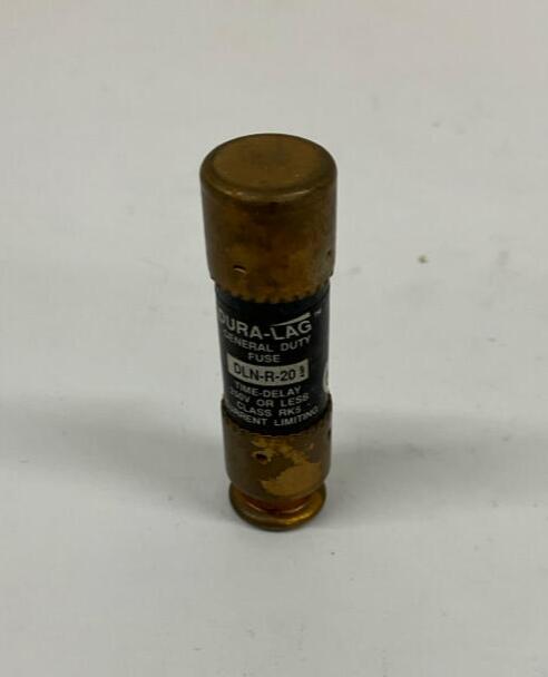 Bussmann DLN-R-20  Dura-Lag Lot of 2 Time Delay Fuses 250V, 20-Amp - 0