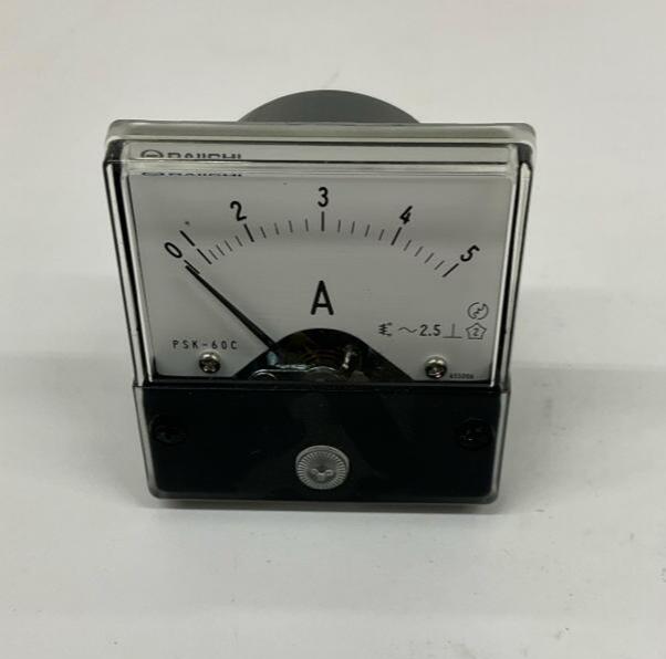 Daiichi Electronics 10-10855  5-Amp Panel Meter PSK-60C - 0