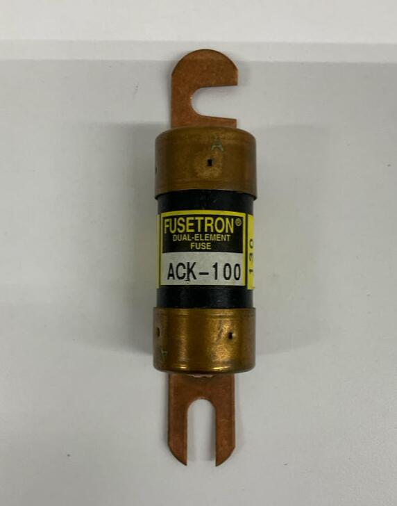 Bussmann  ACK-100  Fusetron Dual Element Fuse 100-Amp, 130VAC