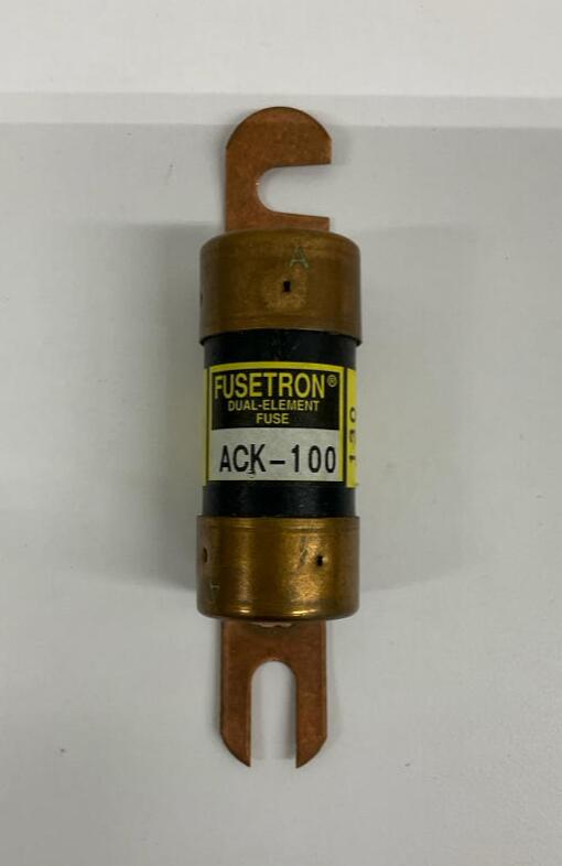 Bussmann  ACK-100  Fusetron Dual Element Fuse 100-Amp, 130VAC - 0