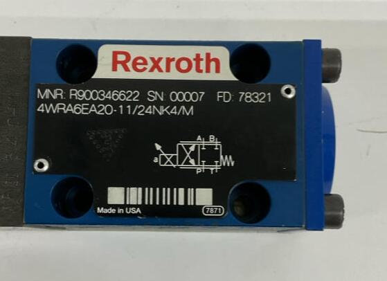 Rexroth  R900346622  Hydraulic Valve 4WRA6EA20-11/24NK4/M - 0