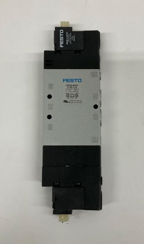 Festo  CPE18-M1H-5/3G-1/4  24VDC  Solenoid Valve  170247