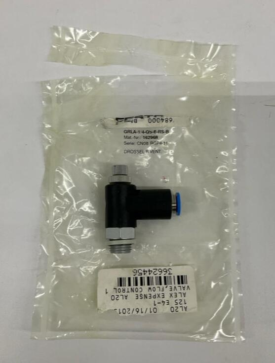 Festo  GRLA-1/4-QS-8-RS-B  One-Way Flow Control Valve 162968