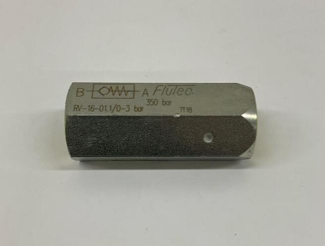 Flutec  RV-16-01.1/0-3  One-Way Check Valve