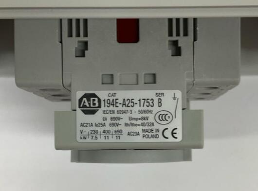 Allen Bradley  194E-Y25M-1753-6G  25A  3P  Thermoplastic Load Switch