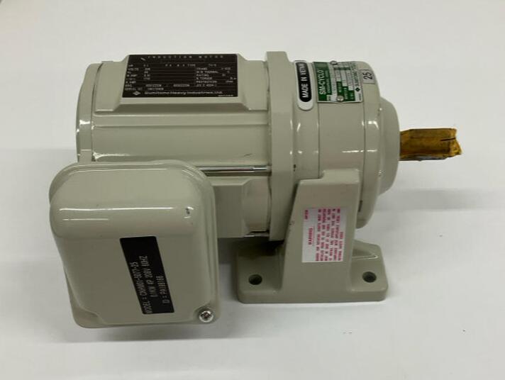 Sumitomo  CNHM01-5077-25  Induction Motor  0.1kW,  208VAC  V-635 Frame