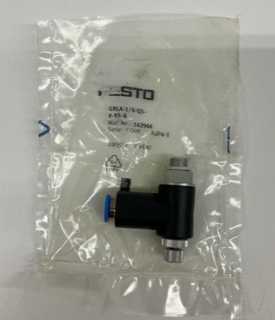 Festo  GRLA-1/8-QS-8-RS-B  One-Way Flow Control Valve  162966