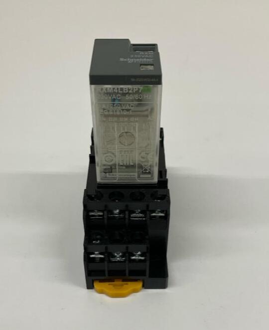 Schneider Electric  RXM4LB2P7  14-Pin Relay w/  Base  230VAC - 0