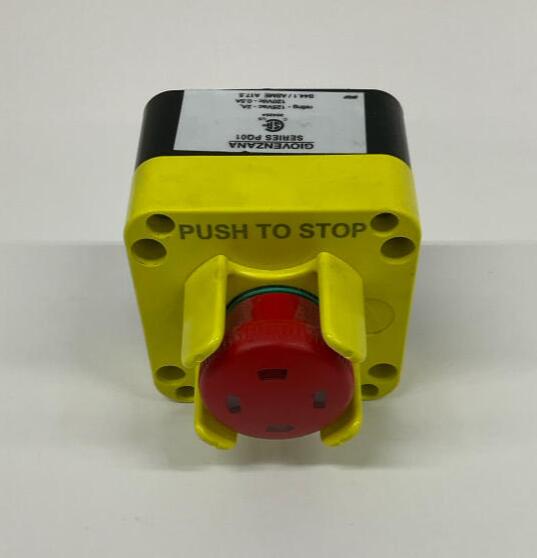 Giovenzana  PQ01  Push/ Pull  Run/ Stop Button w/ Enclosure