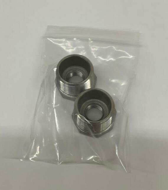 Titan  B4-12-04  Pack of 2  304 Stainless Steel Hex Bushing  3/4'' x 1/4''