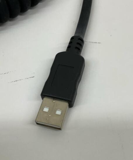 Datalogic  CAB-467  Coiled USB Cable  Type A  PC  12''