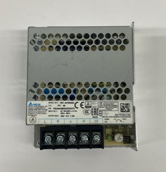 Delta  PMT-24V35W2BA  Power Supply  IN: 100-240VAC  Out 24VDC  1.5A