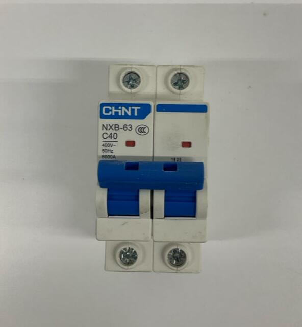 Chint  NXB-63-C10  2-Pole 10-Amp  400VAC Circuit Breaker