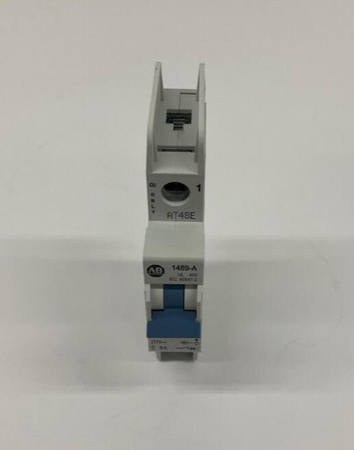 Allen Bradley  1489-A1C080  8-Amp Circuit Breaker 1-pole 277VAC,  48VDC