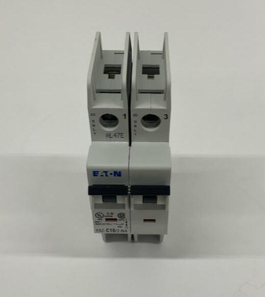 Eaton  FAZ-C10/2-NA  10-Amp 2-Pole Circuit Breaker  480Y/277VAC