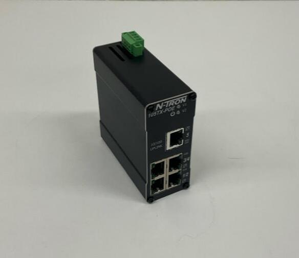 N-Tron  105TX-POE Industrial Unmanaged Ethernet Switch  45-49VDC