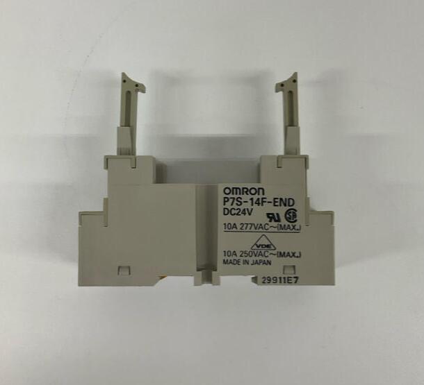 Omron  P7S-14F-END  14-Pole Relay Socket 10A, 277VAC  DIN Mount - 0