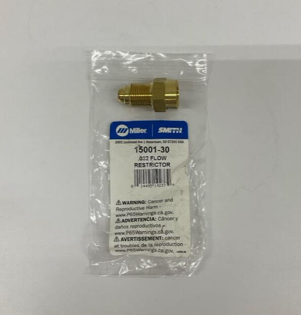 Miller Smith  15001-30 Genuine .032  Flow Restrictor