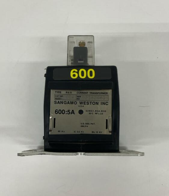 Schlumberger  92351-004  600:5 Current Transformer Type R6S - 0