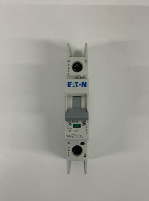 Eaton  WMZT1C115  15-Amp Circuit Breaker 1-Pole, 10kA  48VDC  277VAC