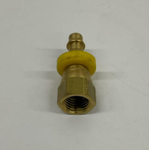 Parker  30682-5-4B  5-Pack 1/4 JIC x 1/4'' Hose Brass Push-Lok for 1/4'' ID Hose