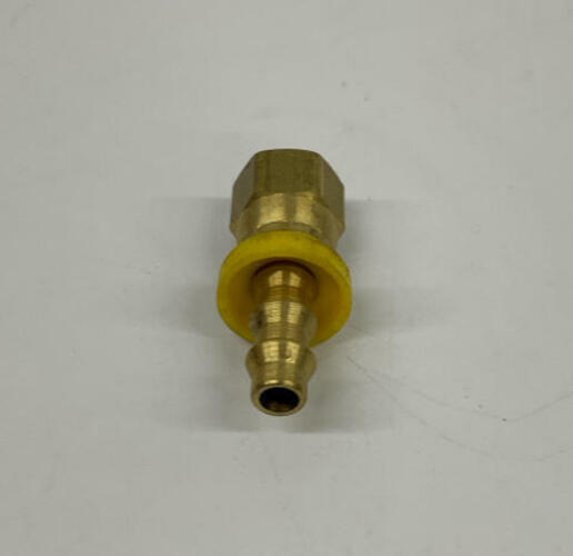 Parker  30682-5-4B  5-Pack 1/4 JIC x 1/4'' Hose Brass Push-Lok for 1/4'' ID Hose - 0