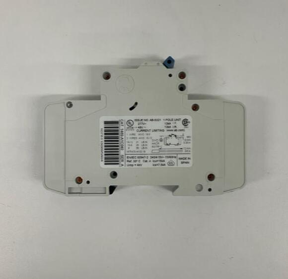 Allen Bradley  1489-A1C040  4-Amp 1-Pole Circuit Breaker  48VDC,  277VAC - 0