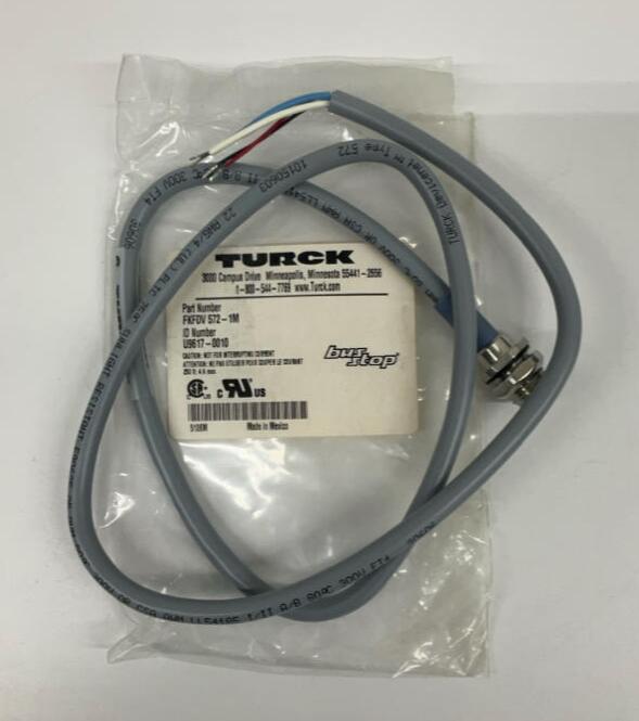 Turck  FKFDV-572-1M  DeviceNet Receptacle Connector 1-Meter, 5-Pole  U9617-0010