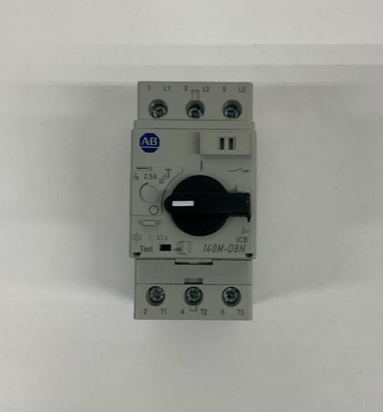 Allen Bradley  140M-D8N-B25 Ser. C  2.5-Amp Motor Circuit  Protector