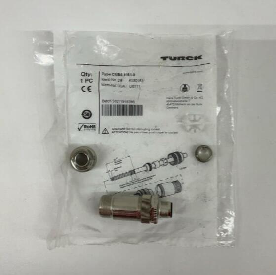 Turck  CMBS-8151-0  M12  5-Pole Male Field Wireable Connector  U6111