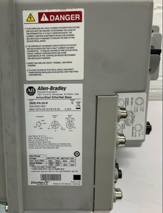 Allen Bradley  284E-FVD6P0Z-25-RRW  AmorStart Control Module  268166