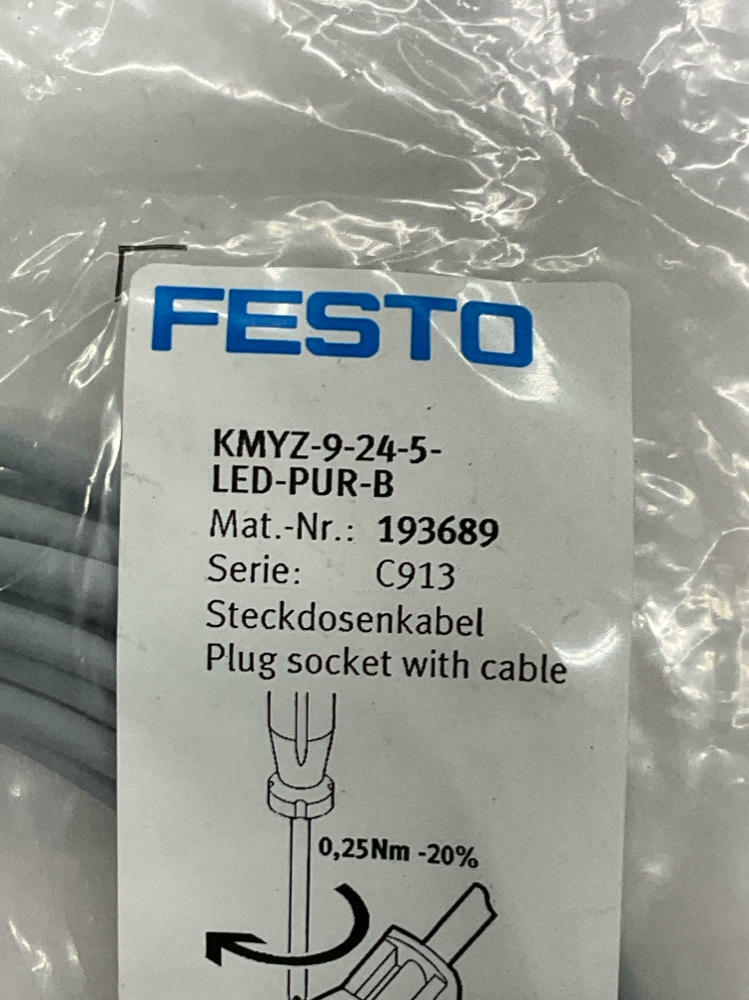 Festo  KMYZ-9-24-5-LED-PUR-B Proximity Switch Sensor 193689