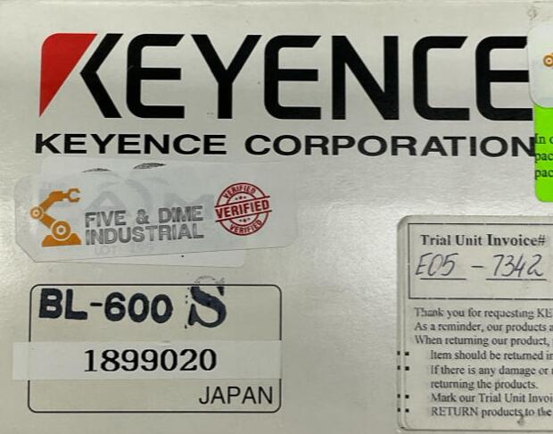 Keyence BL600S Laser Scanner Sensor 5VDC