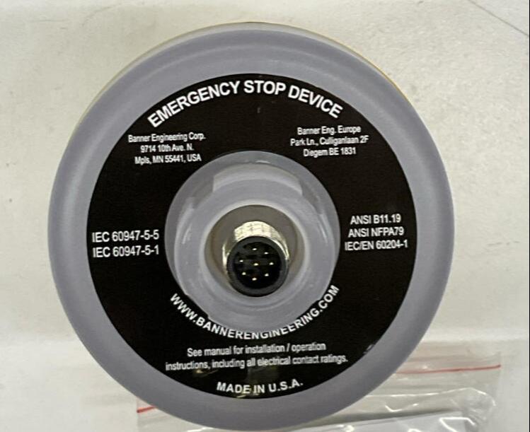 Banner SSA-EB1PLGR-12ECQ8 Emergency Stop Button