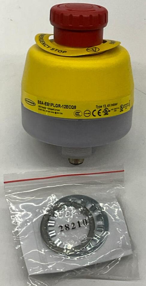 Banner SSA-EB1PLGR-12ECQ8 Emergency Stop Button