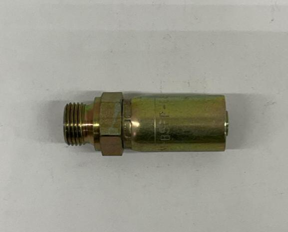 Kurt Hydraulics  BSPP-8-8  1/2'' Hose ID Crimp x 1/2'' British Male Fitting - 0